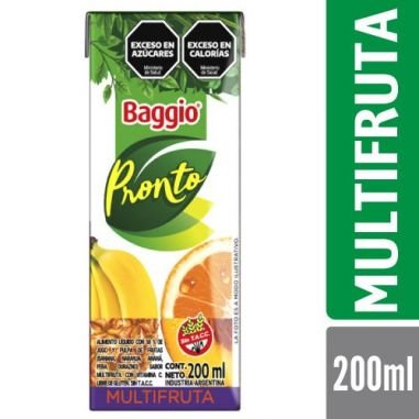 Baggio Pronto Multifruta 200Ml