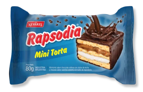 Alfajor Minitorta Rapsodia 80Gr