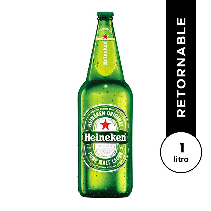 Cerveza Heineken 1 Lts