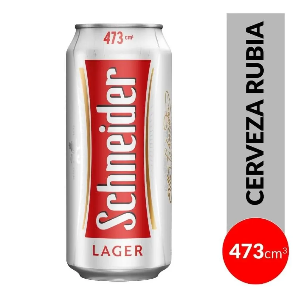 Cerveza Lata Schneider 473 Ml