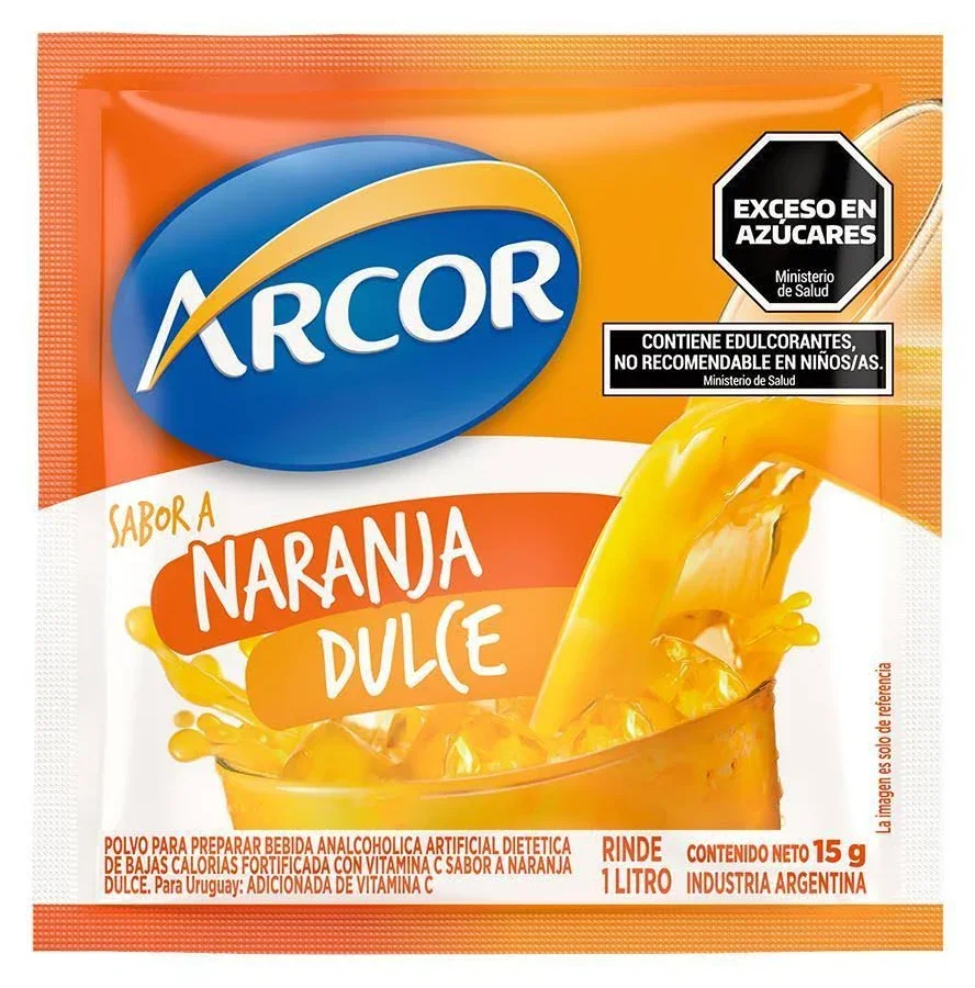 Jugo En Polvo Arcor Naranja Dulce
