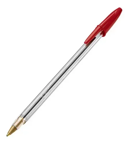 Birome Bic Cristal Punta G Rojo