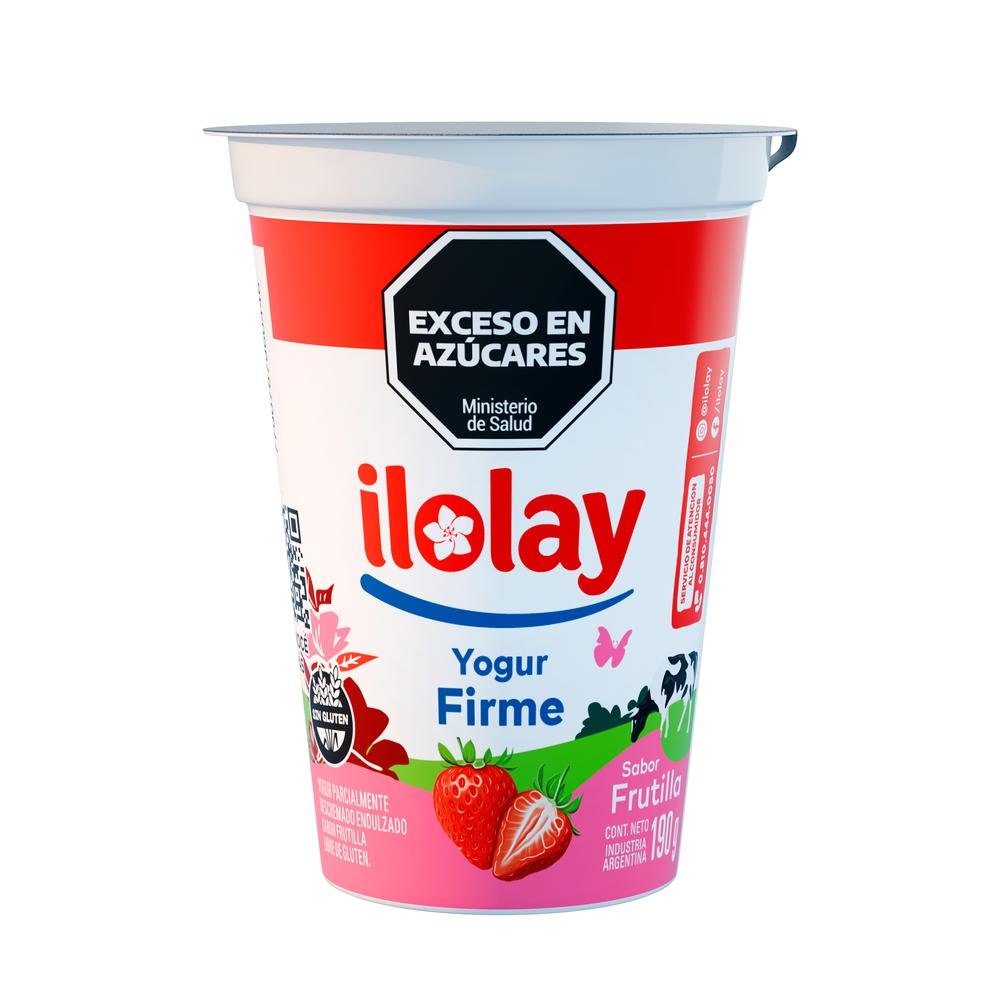 Yogur Firme Ilolay 190Gr Frutilla