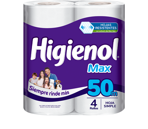 Papel Higienico Higienol Max 4X50Mt