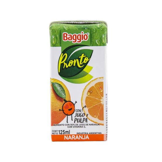 Baggio Pronto Naranja 125Ml