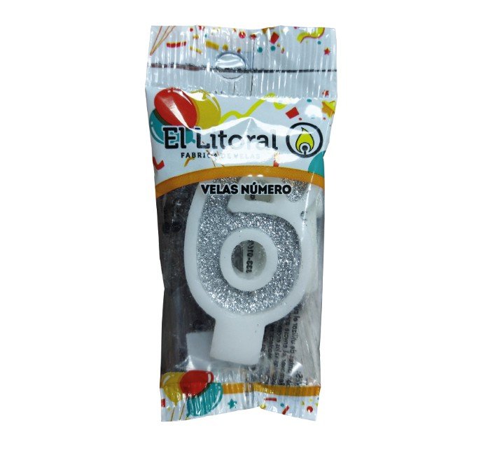 Velas Litoral Blanca N6