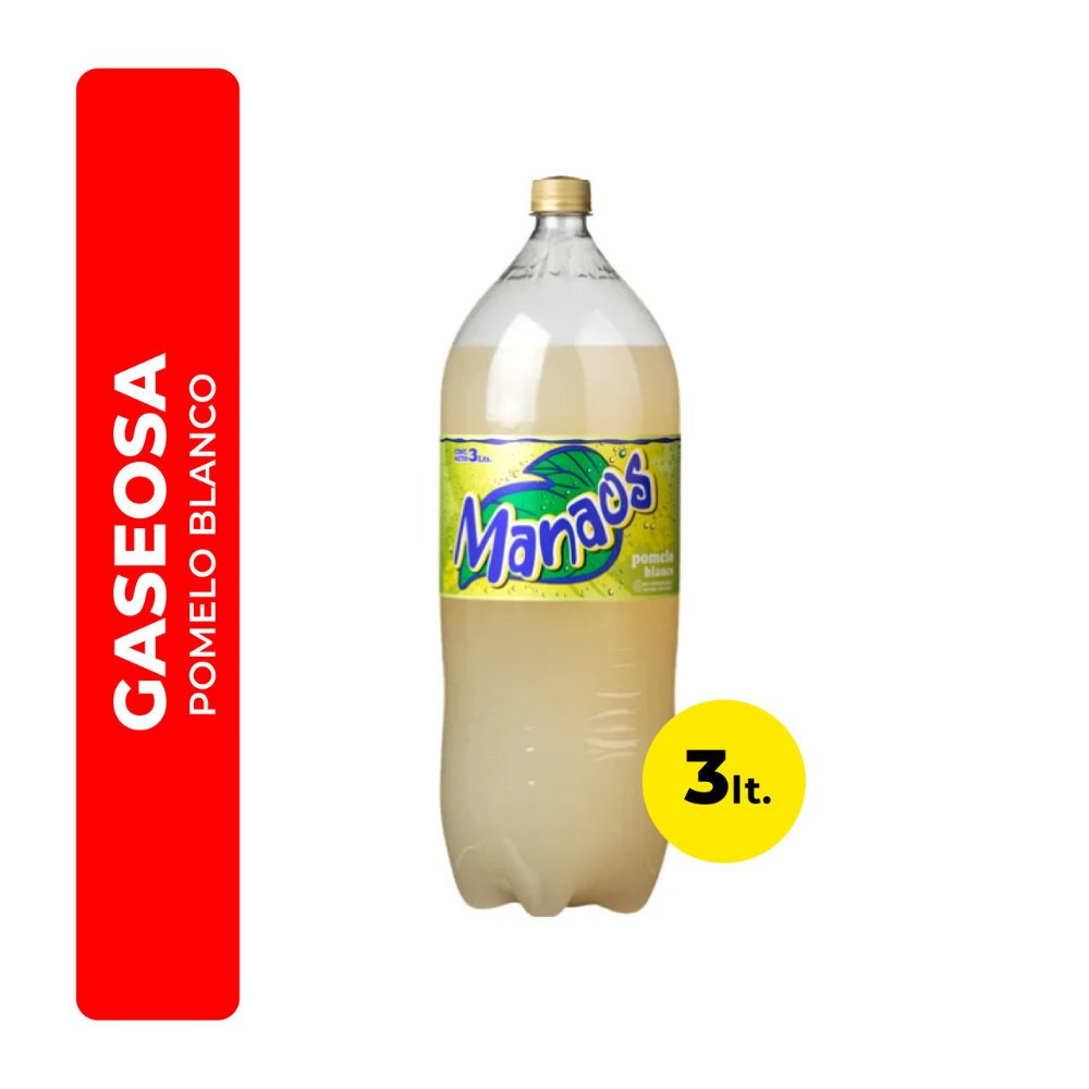 Gaseosa Manaos 3 Lt Pomelo Blanco