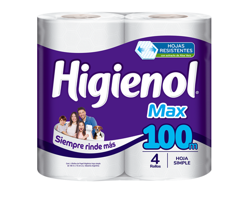 Papel Higienico Higienol Max 4X100Mt