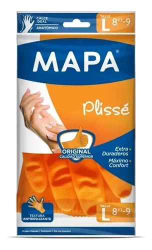 Guante Latex Plisse Virulana L