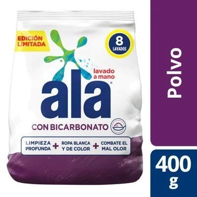 Ala Polvo Lavado A Mano C/Bic 400Gr