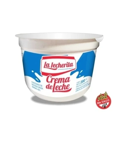 Crema De Leche Lecherita 200Gr