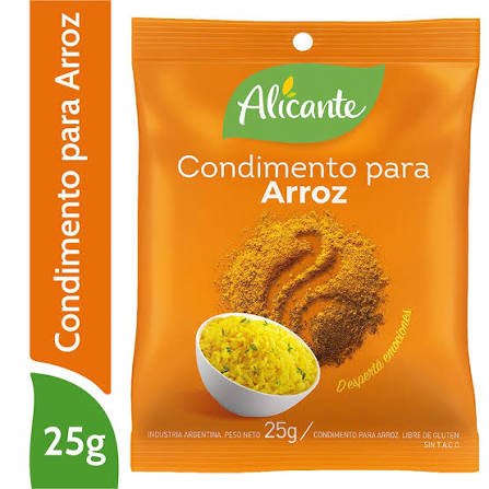 Condimento Para Arroz Alicante 25g