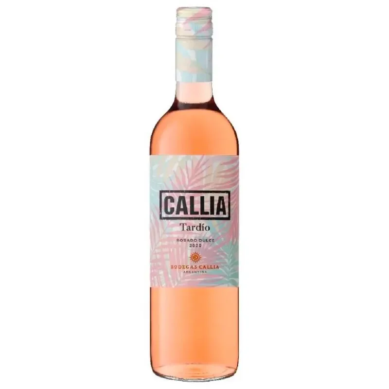 Vino Callia Tardio Rosado Dulce 750 Ml