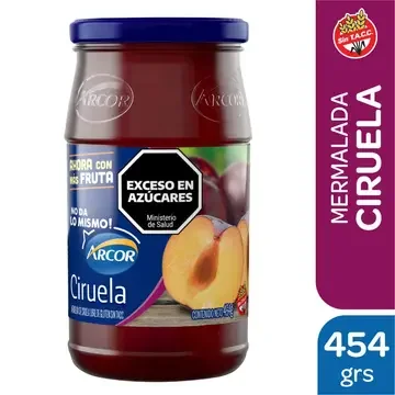 Mermelada Arcor de Ciruela x 454gr