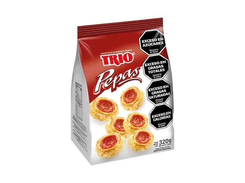 Galletita Trio Pepas 320Gr