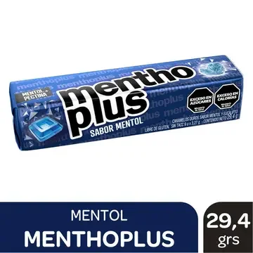 Caramelos Menthoplus sabor Mentol x 29,4gr