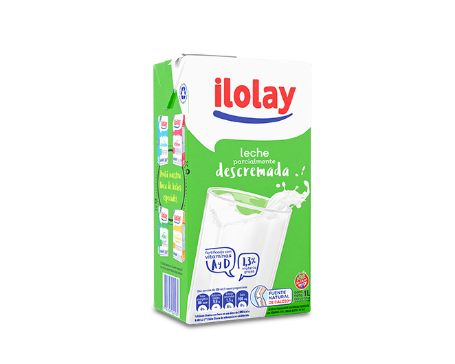 Leche Liquida Descremada Ilolay 1Lts