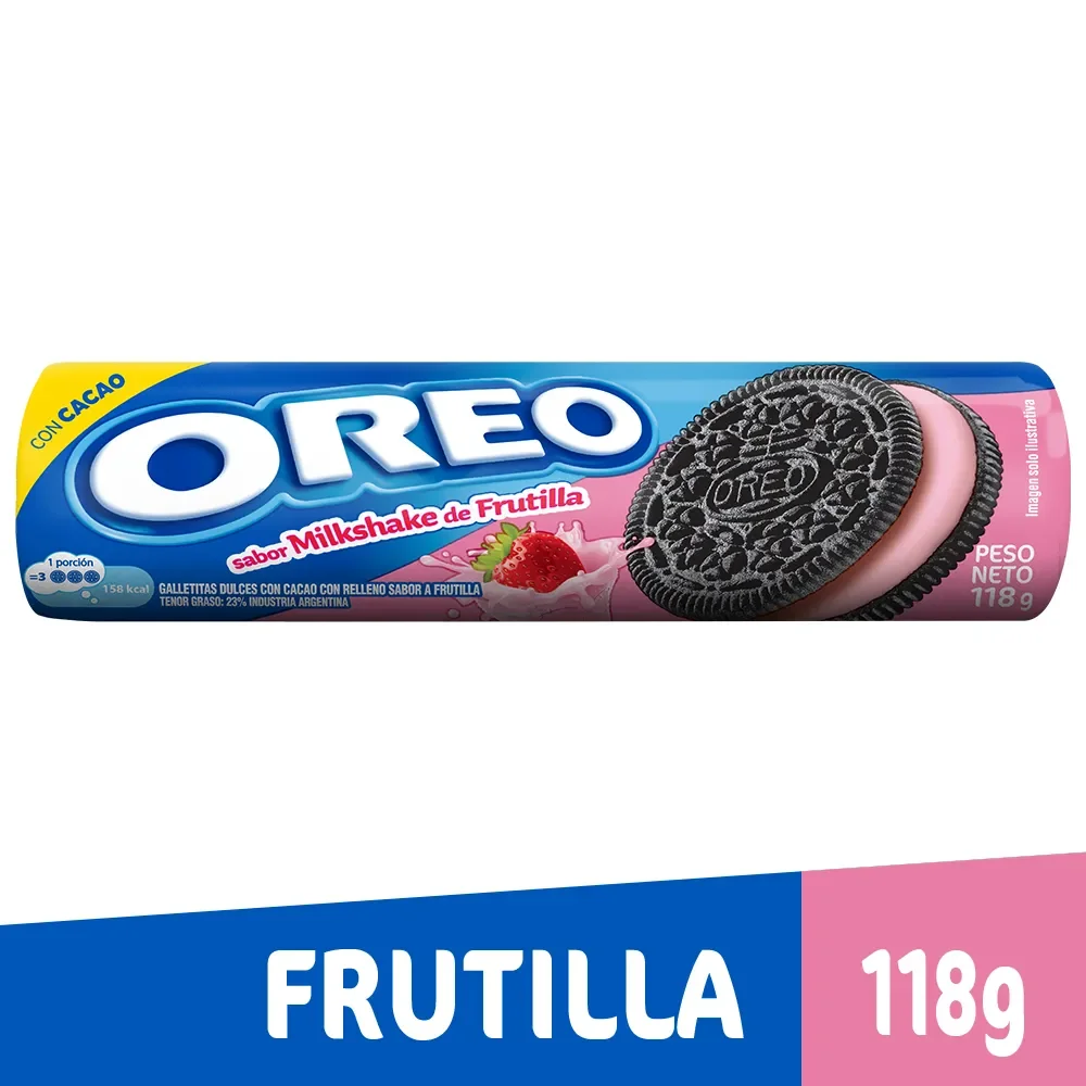 Galletita Oreo Frutilla 118Gr
