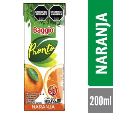 Baggio Pronto Naranja 200Ml