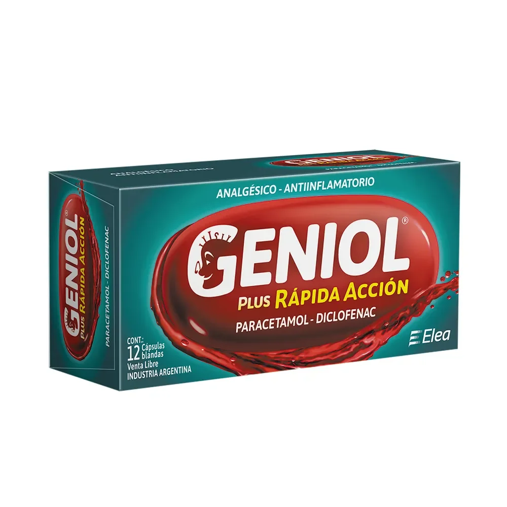 Geniol Plus Rapida Accion Caps X12