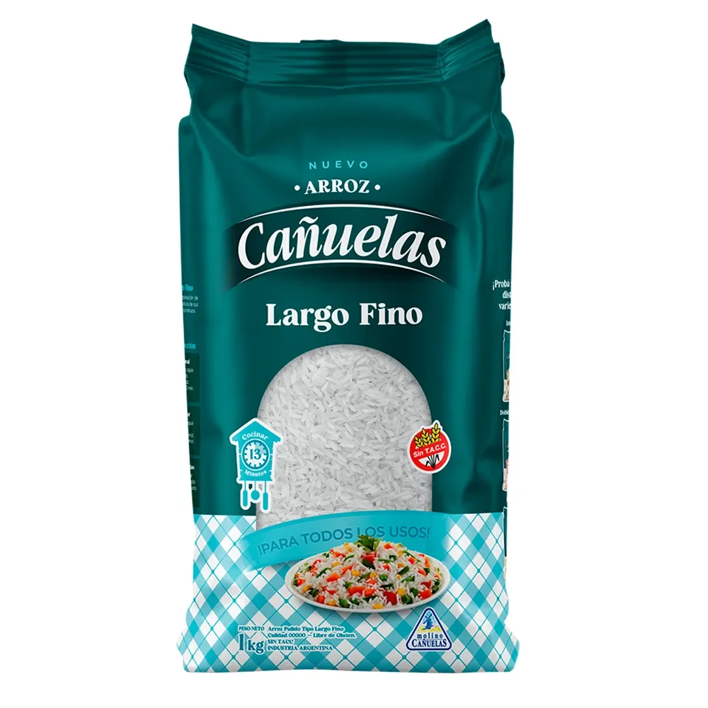 Arroz Canuelas Largo Fino 1Kg
