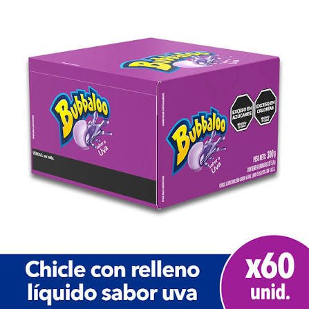 Bubbaloo Uva Unidad