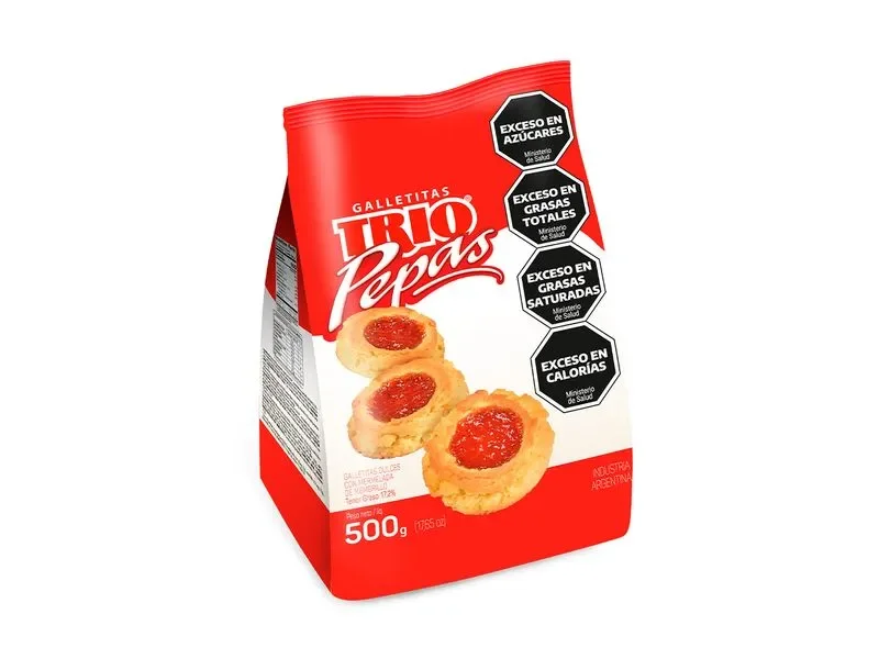 Galletita Trio Pepas 500Gr