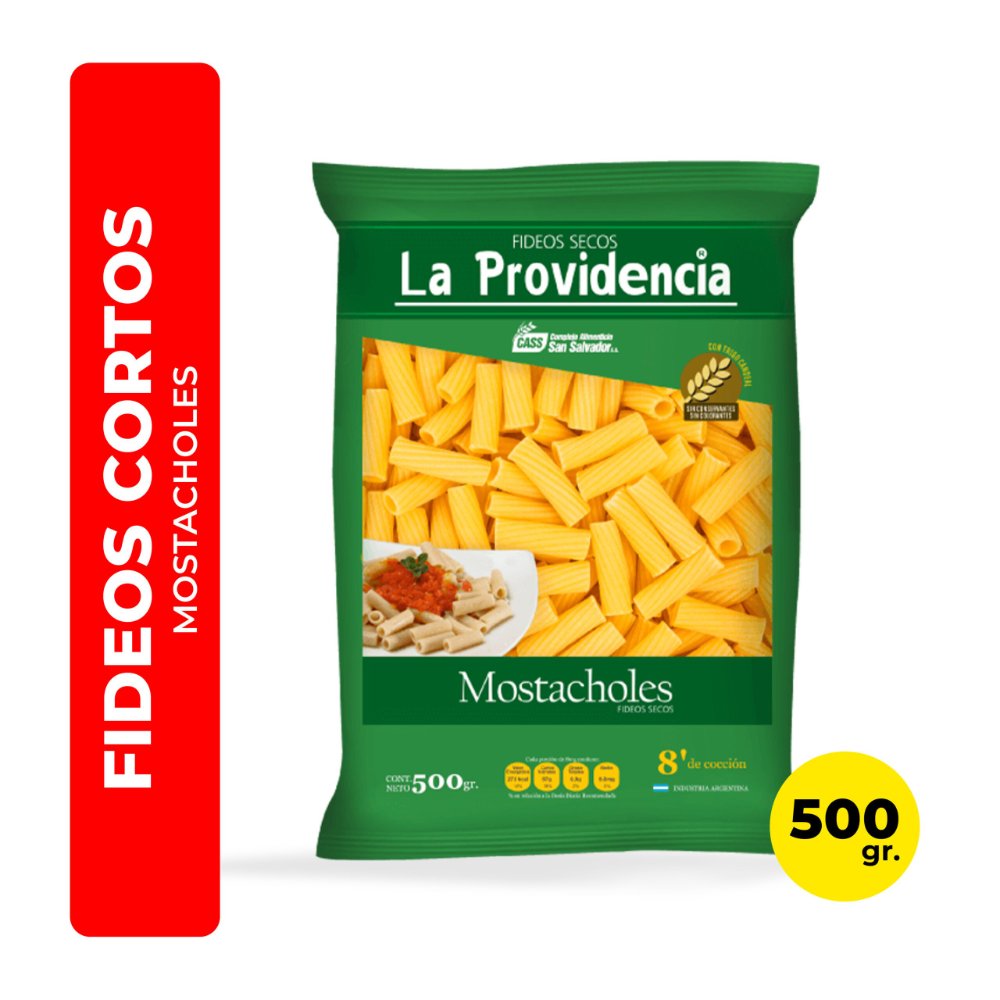 Fideo Mostachol 500Gr Providencia