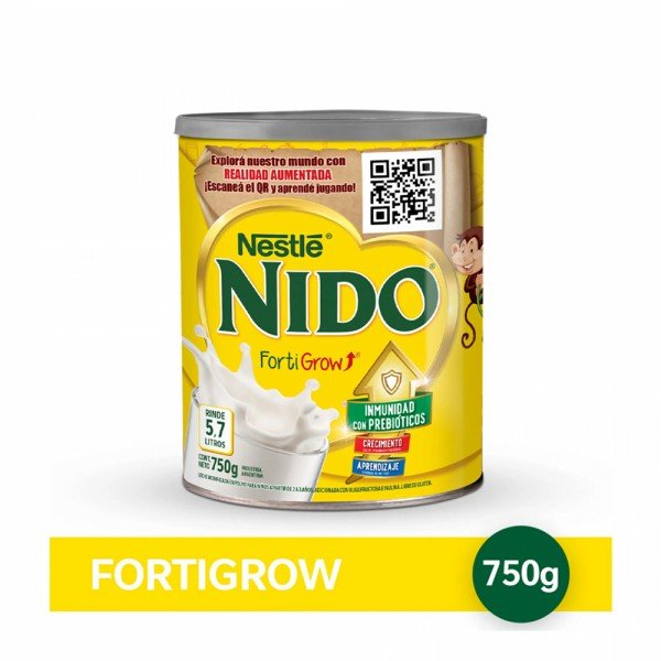 Nido Fortigrow Inmunidad 750Gr
