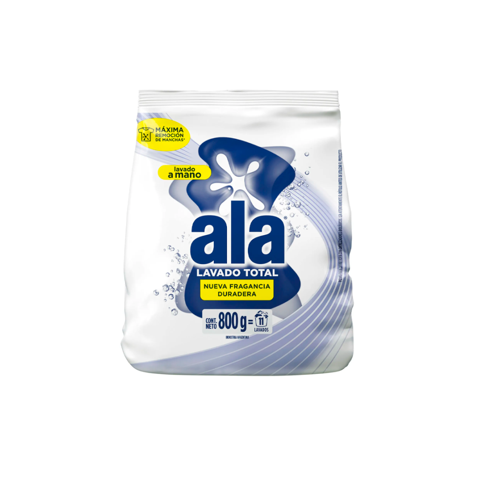 Ala Polvo Lavado A Mano 800Gr
