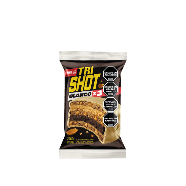Alfajor Shot Blanco Triple