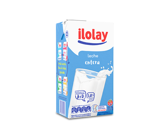 Leche Liquida Entera Ilolay 1Lts