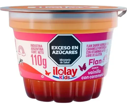 Postre Flan Ilolay Kids