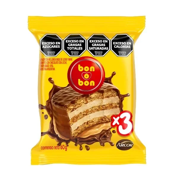 Alfajor Bon o Bon Triple x 60gr