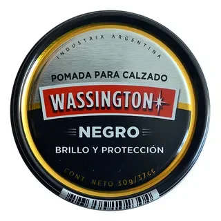 Pomada Calzado Wasshinton Negro