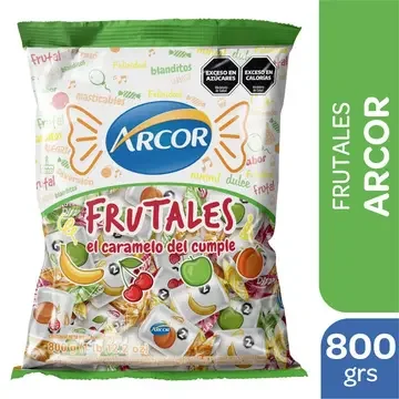 Masticables Caramelos Arcor Frutales x 800gr
