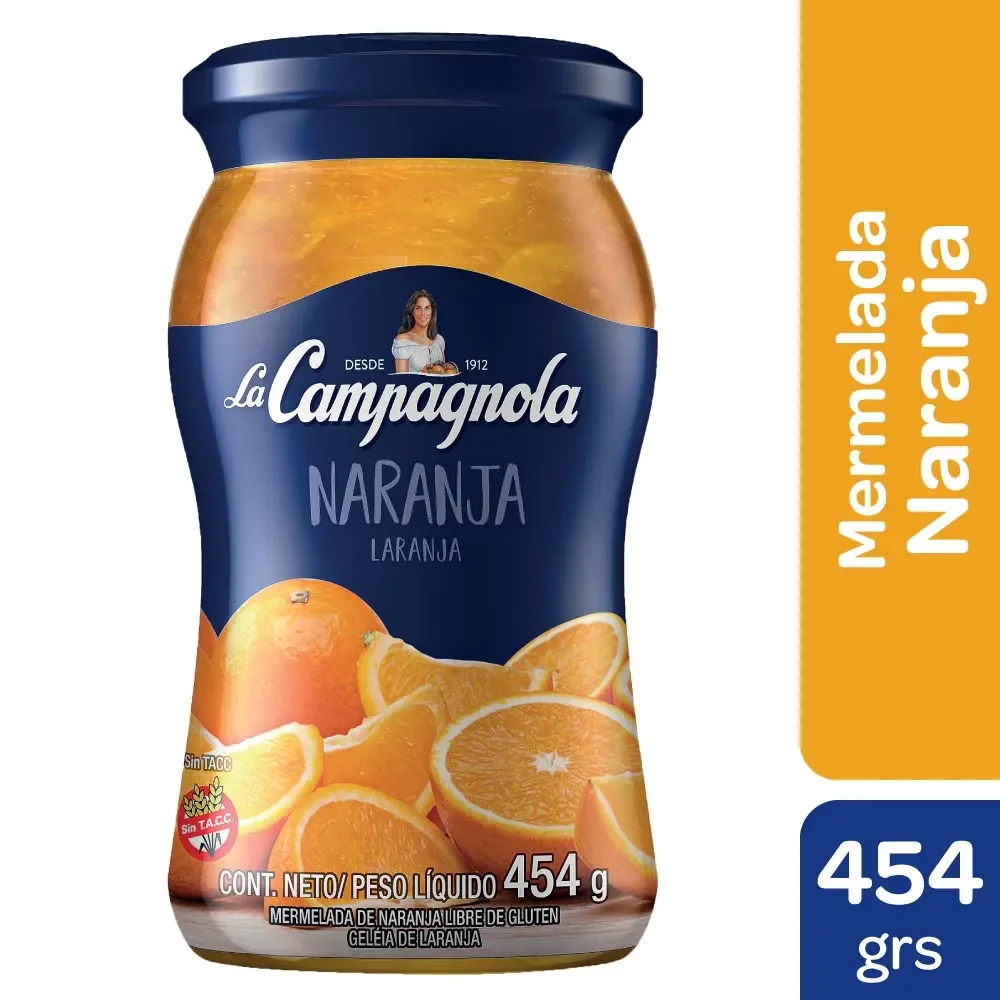 Mermelada Campagñola Naranja 454 Gr