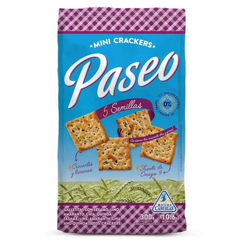 Galletita Paseo 5 Semillas 300Gr