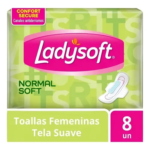Toallitas Ladysoft Normal Con Alas X8