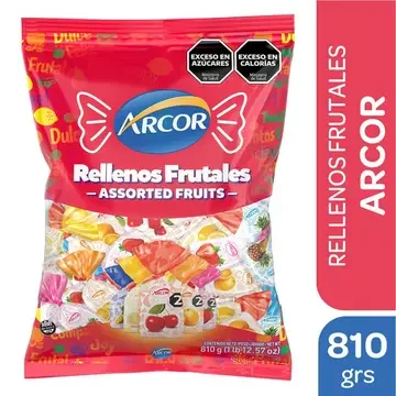 Caramelos Arcor Frutales x 800gr