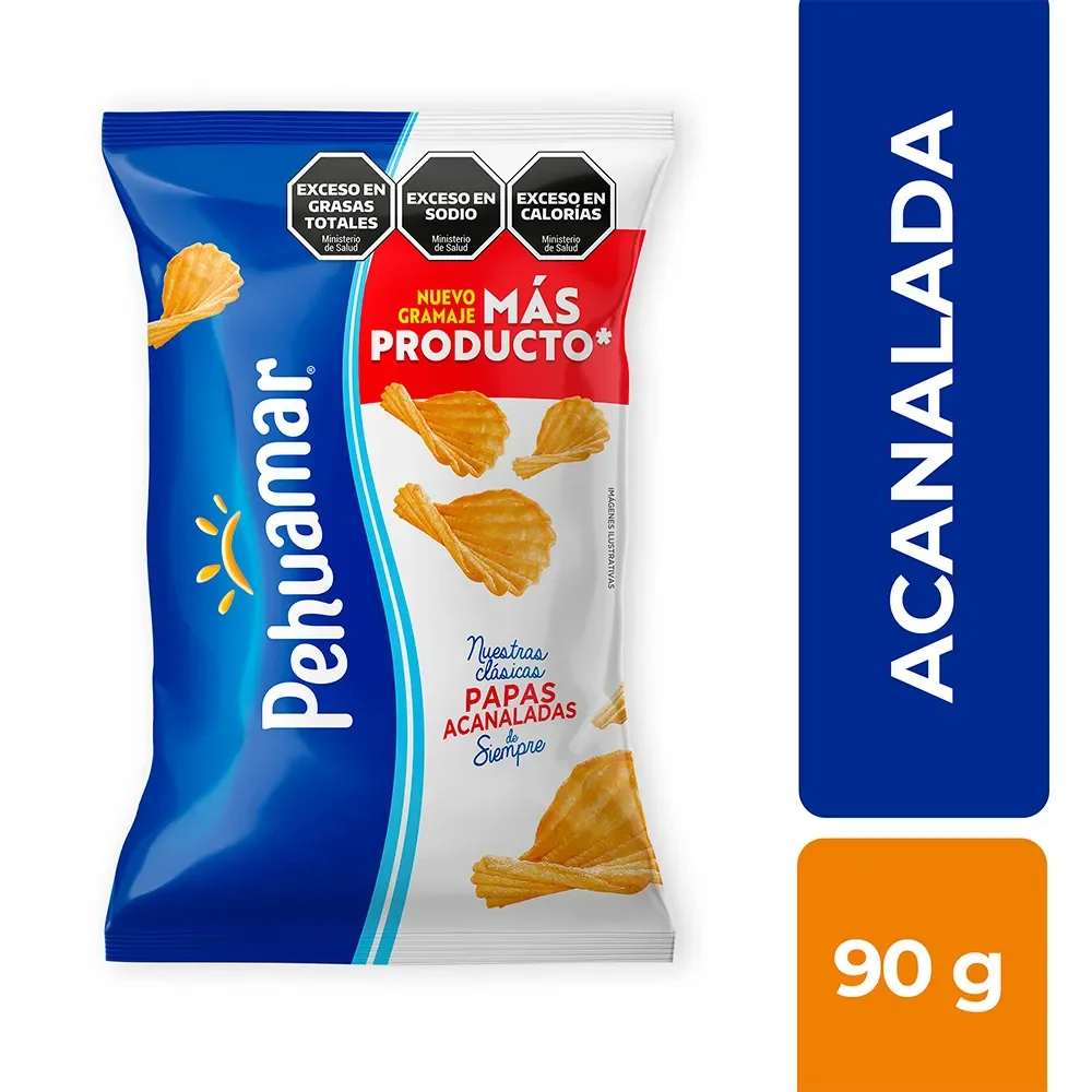 Pehuamar Papas Acanalada 90Gr
