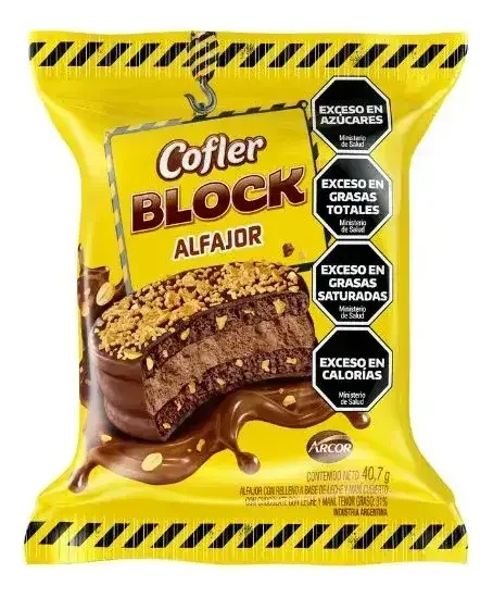Alfajor Cofler Block Simple x 40,7gr