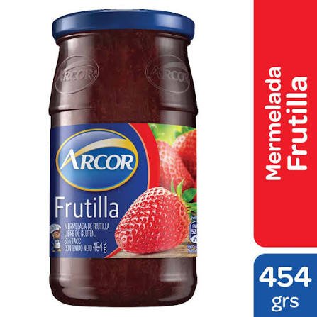 Mermelada Arcor Frutilla 454 Gr