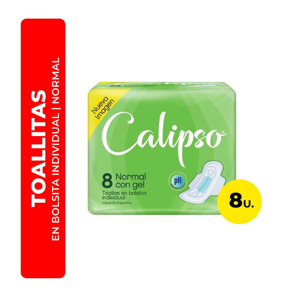 Toalla Calipso Normal S/A 8Unid