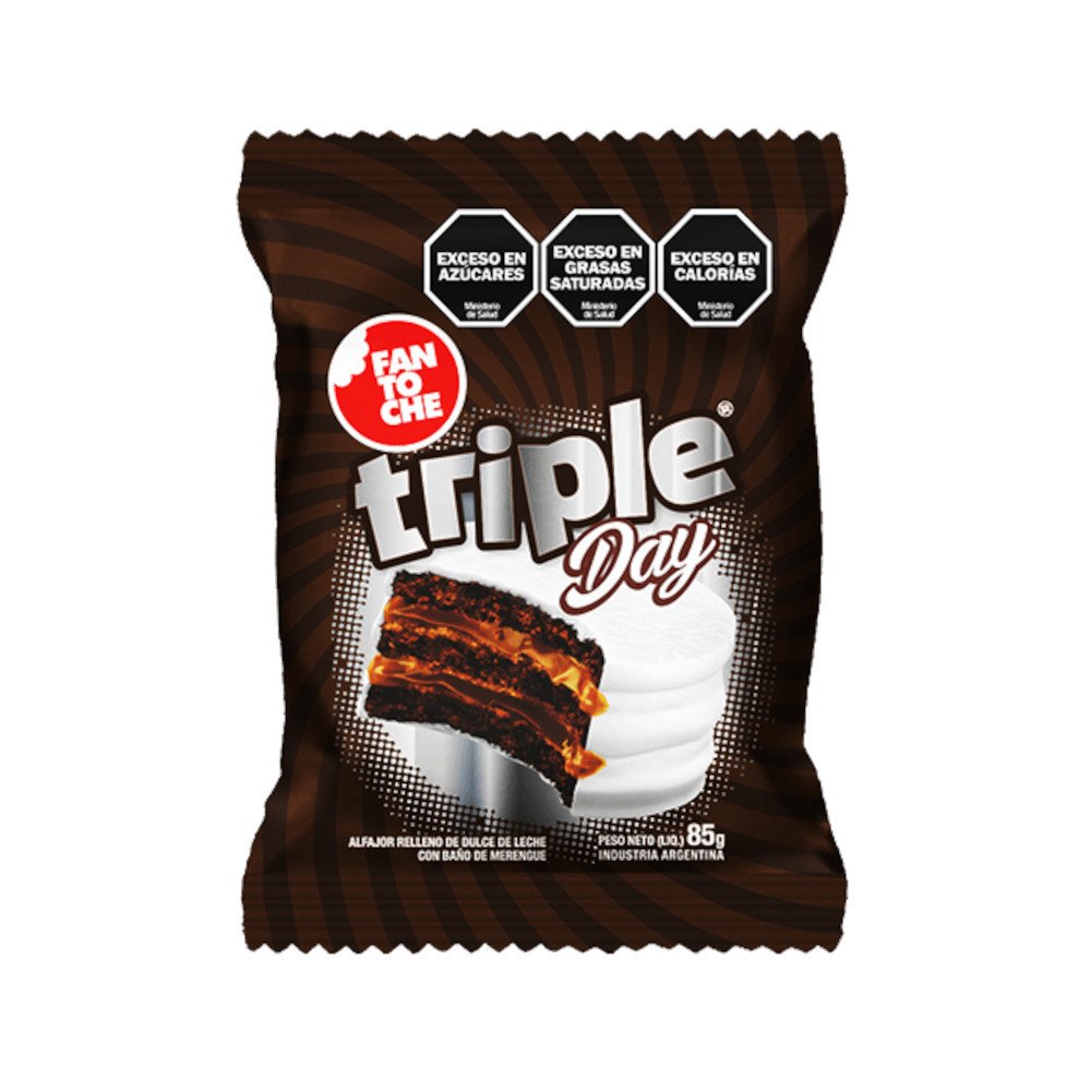 Alfajor Fantoche Triple Blanco Day