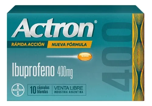 Actron 400 Capsula Blanda