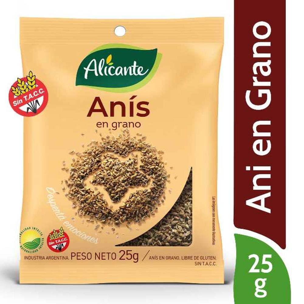 Anis En Grano Alicante 25 Gr