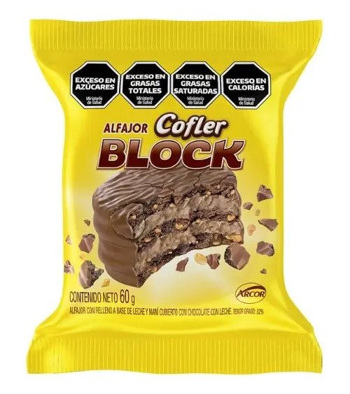 Alfajor Cofler Block Triple x 60gr
