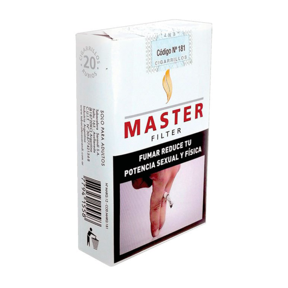 Cigarrillo Master Unidad