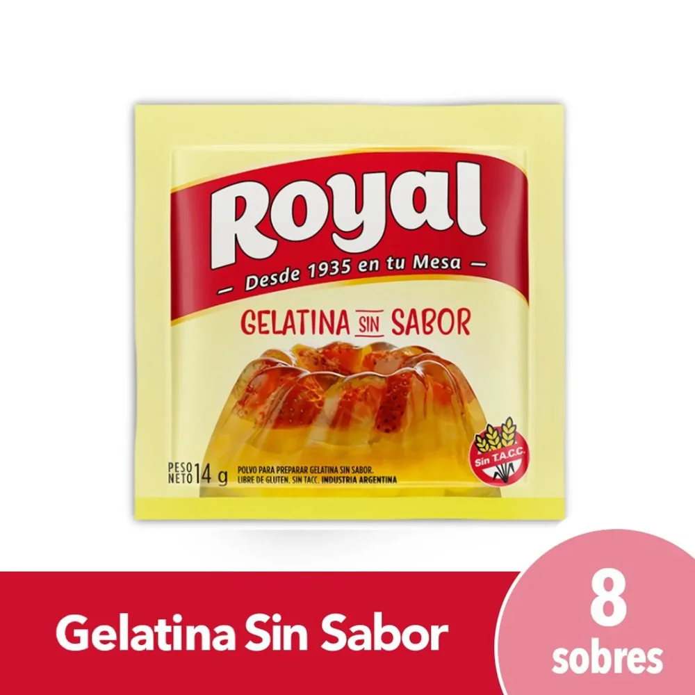 Gelatina Sin Sabor 14G